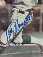 Joe Namath Framed 8 x 10 Autographed picture. JSA Authenticated