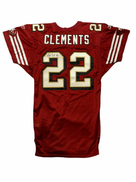 Nate Clements Signed Jersey